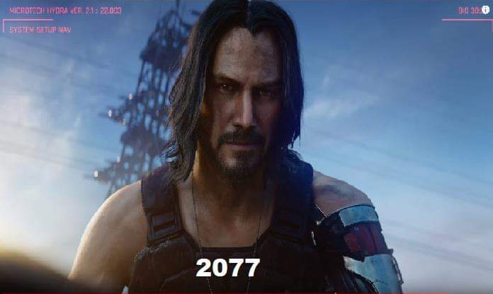 Keanu Reeves in cyberpunk 2077